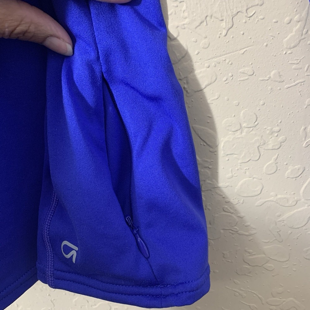 GapFit Women Performance Top Blue Reflective Stripe S - Picture 4 of 11